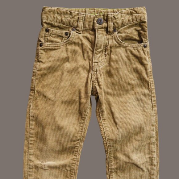 Tan Corduroy Jeans: 4T - Picture 1 of 5
